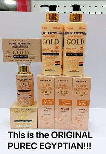 PUREC EGYPTIAN GOLD MAGIC WHITENING LOTION PURE EGYPTIAN MAGIC