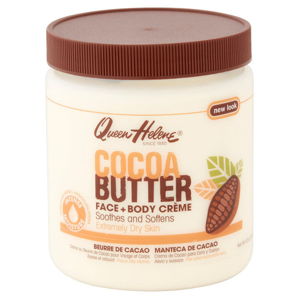 Queen Helene Cocoa Butter Face &amp; Body Crème 15 oz QUEEN HELENE