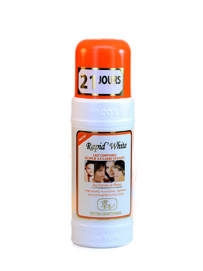 Rapid White Super Eclaircissant 21 Jours Body Lotion 16.9 oz/ 500 ml Rapid White