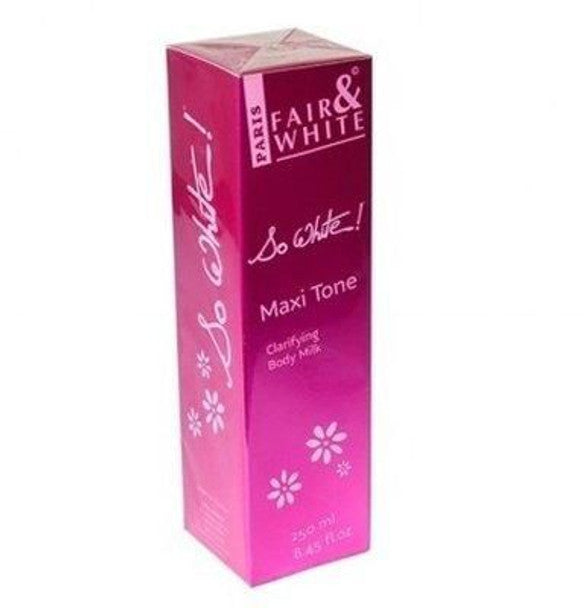 Fair &amp; White So White Maxi Tone Clarifying Milk 8.45 oz Fair &amp; White So White