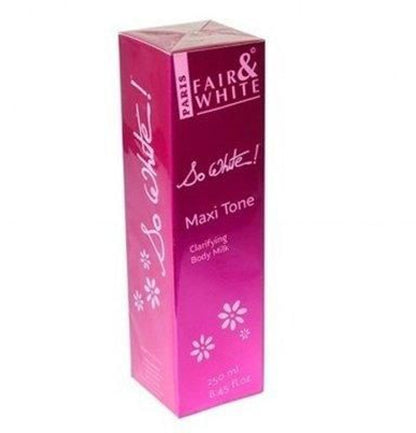 Fair &amp; White So White Maxi Tone Clarifying Milk 8.45 oz Fair &amp; White So White