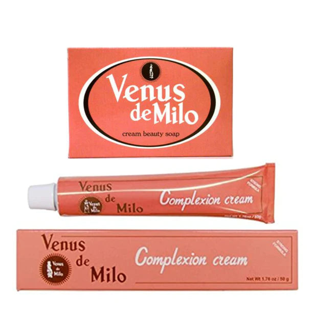 Venus de Milo Soap 150g and Complexion Cream 50g 2 Pack Set Venus De Milo