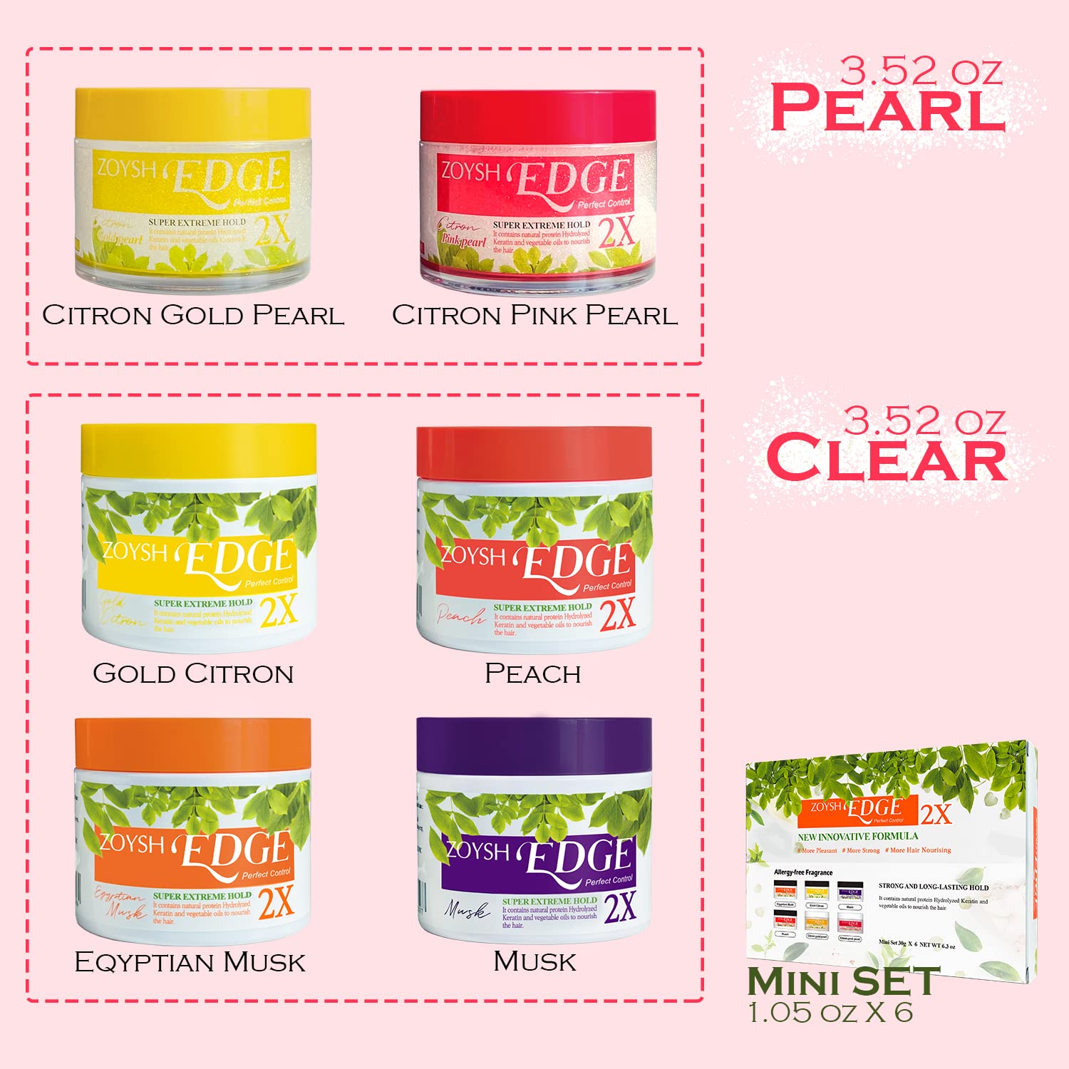 ZOYSH EDGE Perfect Control w/ Egyptian Musk 1.05oz / 30g ZOYSH EDGE