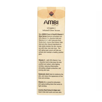 AMBI Even &amp; Clear Vitamin C Infused Glow Serum 1 oz AMBI