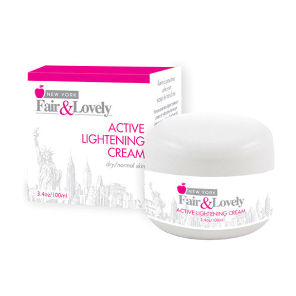 New York Fair &amp; Lovely Active Lightening Jar Cream 3.4oz / 100ml New York fair and lovely