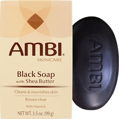 Ambi Black Soap with Shea Butter 3.5 oz AMBI