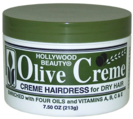 Hollywood Beauty Olive Cholesterol & Olive Creme, 7.5 oz HOLLYWOOD BEAUTY