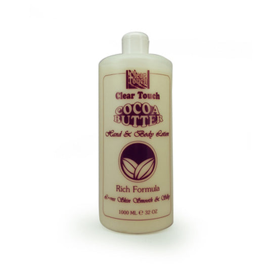 Clear Touch Cocoa Butter Hand & Body Lotion 32 oz Clear Touch