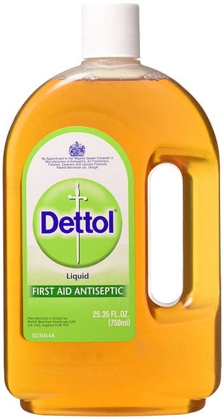 Dettol Liquid First Aid Antiseptic England 750 ML Dettol