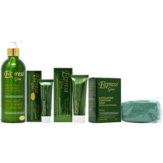 Express Glow Set-1 (Lotion 16.8oz + Soap 7oz + Cream 1.7oz + Gel 1oz) Express glow