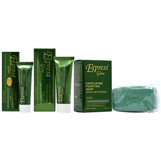 Express Glow Soap Combo-2 (Soap 7oz + Gel 1oz + Cream 1.7oz) Express glow