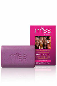 Fair &amp; White Miss White Exfoliating Soap - Exfoliates Skin - 200g / 7 oz Miss White