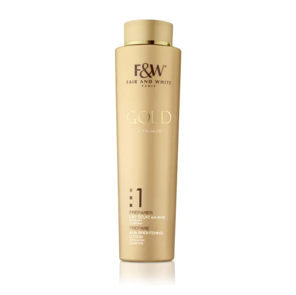 Fair & White Gold #1 AHA Brightening Lotion 11.8 oz/350 ml Fair & White Gold