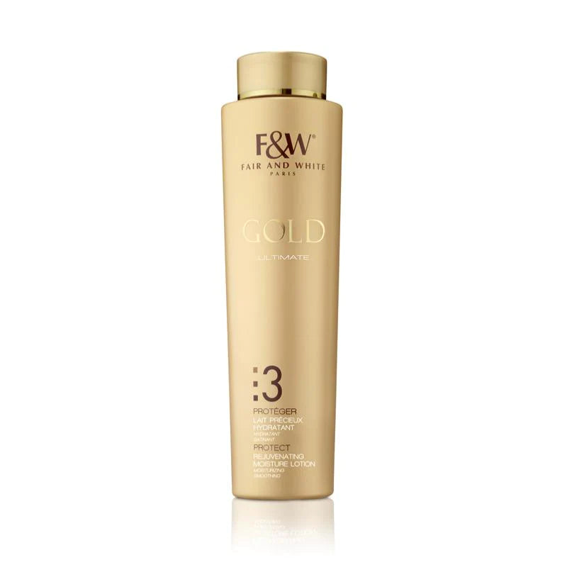 Fair & White Gold Lotion #3 Rejuvenating Moisture 17.6 oz / 500ml Fair & White Gold