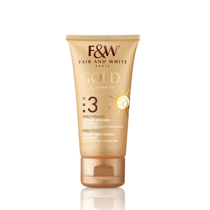 Fair &amp; White 3: Gold Sunscreen SPF-50 50ml Fair &amp; White Gold