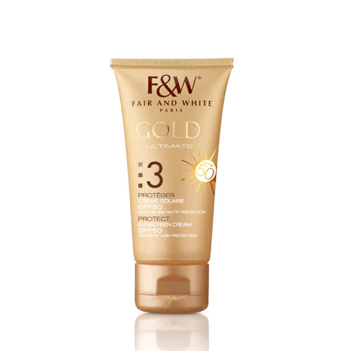 Fair &amp; White 3: Gold Sunscreen SPF-50 50ml Fair &amp; White Gold