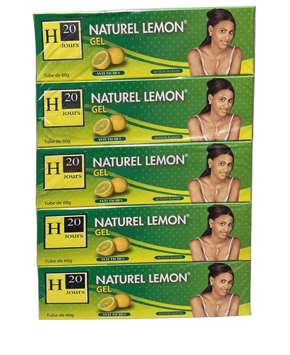 Pack Of 10 H20 Jours Lemon Gel 60g H20