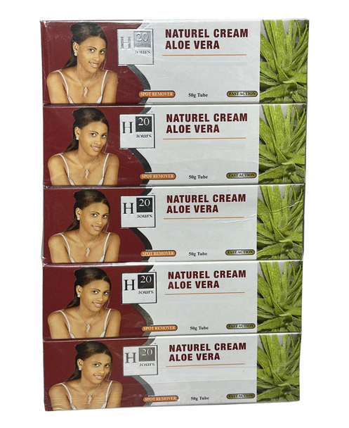 Pack Of 10 H20 Jours Naturel Cream Aloe Vera 50g H20