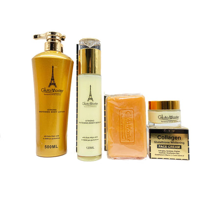 Gluta Master Terminal White Secret Black Skin Strong Whitening Set with Gluta +Kojic White &amp;150000 Pro Glutathione GLUTAMASTER