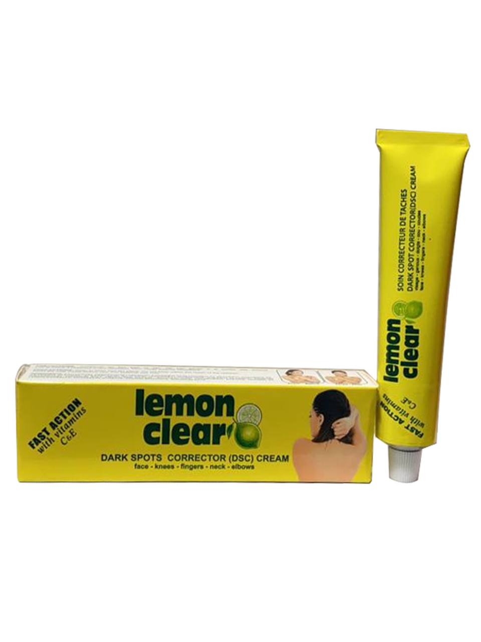 Lemon clear Dark Spot Corrector Tube cream (Face, Knees, Neck, Elbows) 1.41oz / 40g Lemon clear