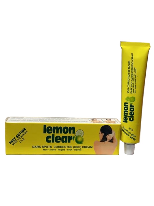 Lemon clear Dark Spot Corrector Tube cream (Face, Knees, Neck, Elbows) 1.41oz / 40g Lemon clear