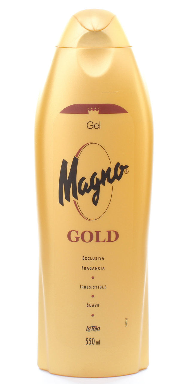 Magno Gold Shower Bath Gel 18.5 oz / 550 ml Magno