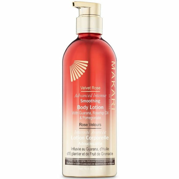 Makari Velvet Rose Smoothing Advance Intense Body Lotion 16.8oz/500ml Makari