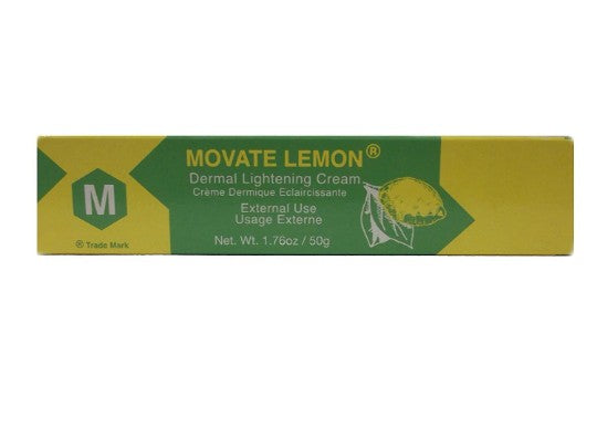 Movate Lemon Tube Cream 1.76oz. Real Stuff! Skin lightening supply movate lemon