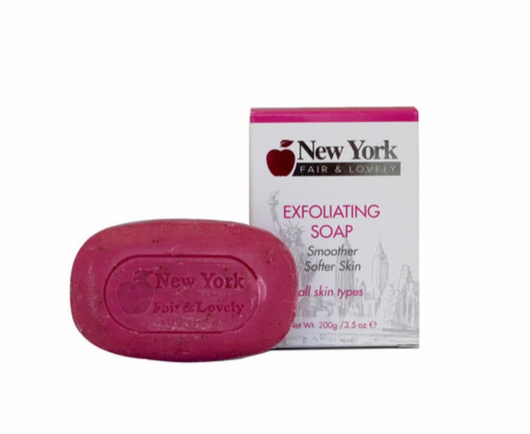 New York Fair &amp; Lovely Exfoliating Soap 7.1oz / 200gr New York fair and lovely