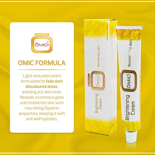 Omic Skin Brightening Tube Cream 1.76 oz / 50 g OMIC MITCHEL BRAND