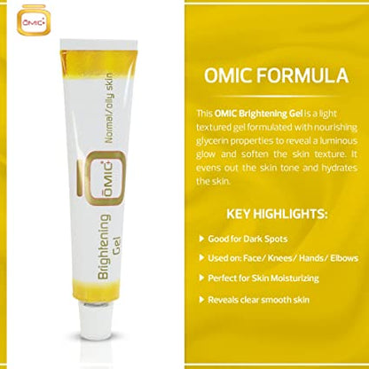 Omic Skin Brightening Tube gel 1.76 oz / 50 g OMIC MITCHEL BRAND