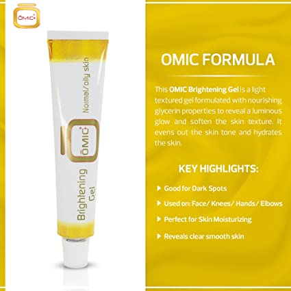 Omic Skin Brightening Tube gel 1.76 oz / 50 g OMIC MITCHEL BRAND