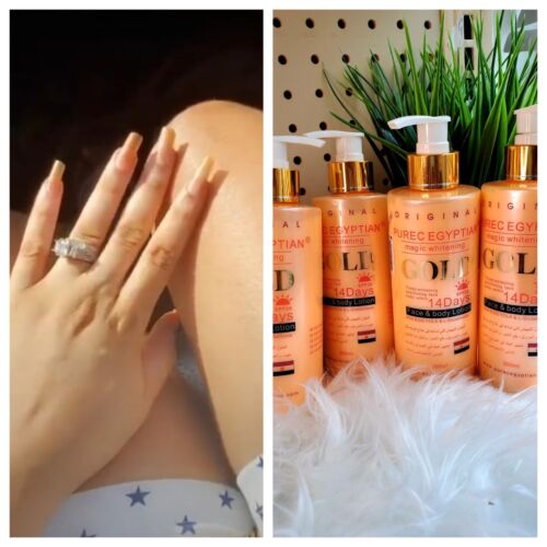 PUREC EGYPTIAN MAGIC WHITENING PAPAYA FACE &amp;BODY LOTION 14DAYS PURE EGYPTIAN MAGIC