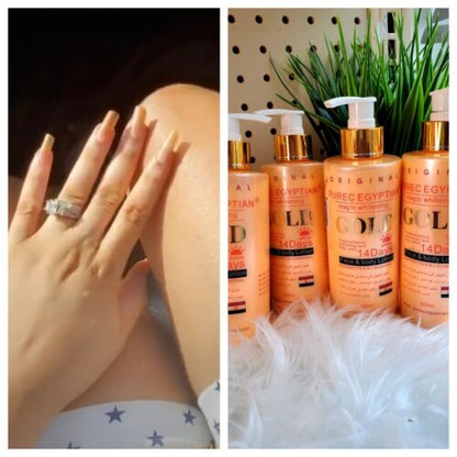 PUREC EGYPTIAN MAGIC WHITENING PAPAYA FACE &amp;BODY LOTION 14DAYS PURE EGYPTIAN MAGIC