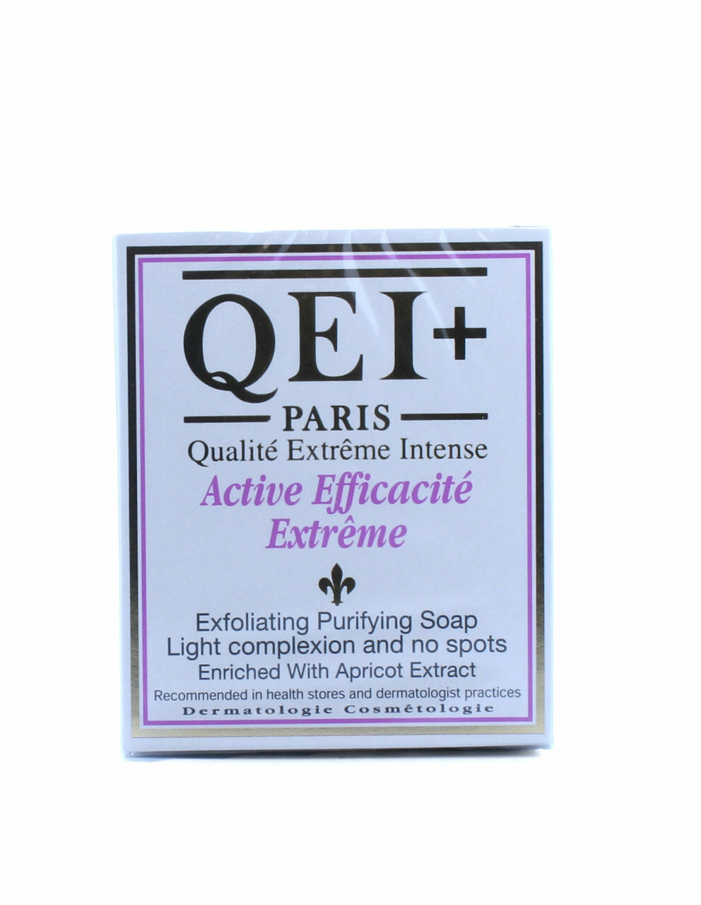 QEI+ Efficacite Extreme Exfoliating Purifying Soap Enriched with Apricot Extracts 7oz/200g Qei +