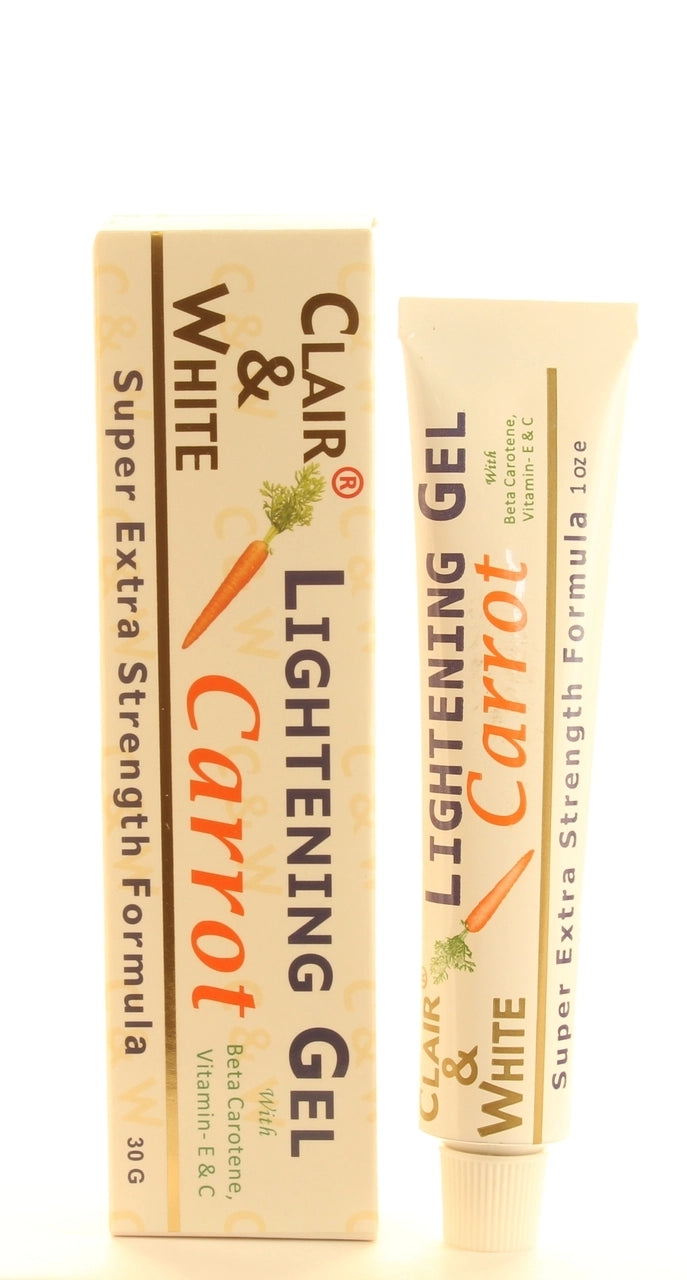 Clair &amp; White Lightening Carrot Tube GEL 1.76oz/50ml Clair and white
