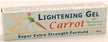Clair & White Lightening Carrot Tube GEL 1.76oz/50ml Clair and white