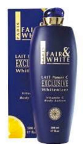 Fair &amp; White Exclusive Whitenizer Lotion Vit-C 17 oz / 500 ml Fair &amp; White Exclusive