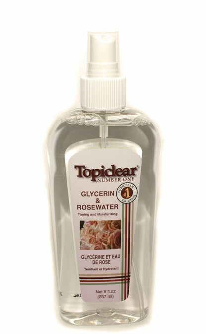 Topiclear Number 1 Glycerin &amp; Rosewater 8 fl oz/ 237 ml Topiclear