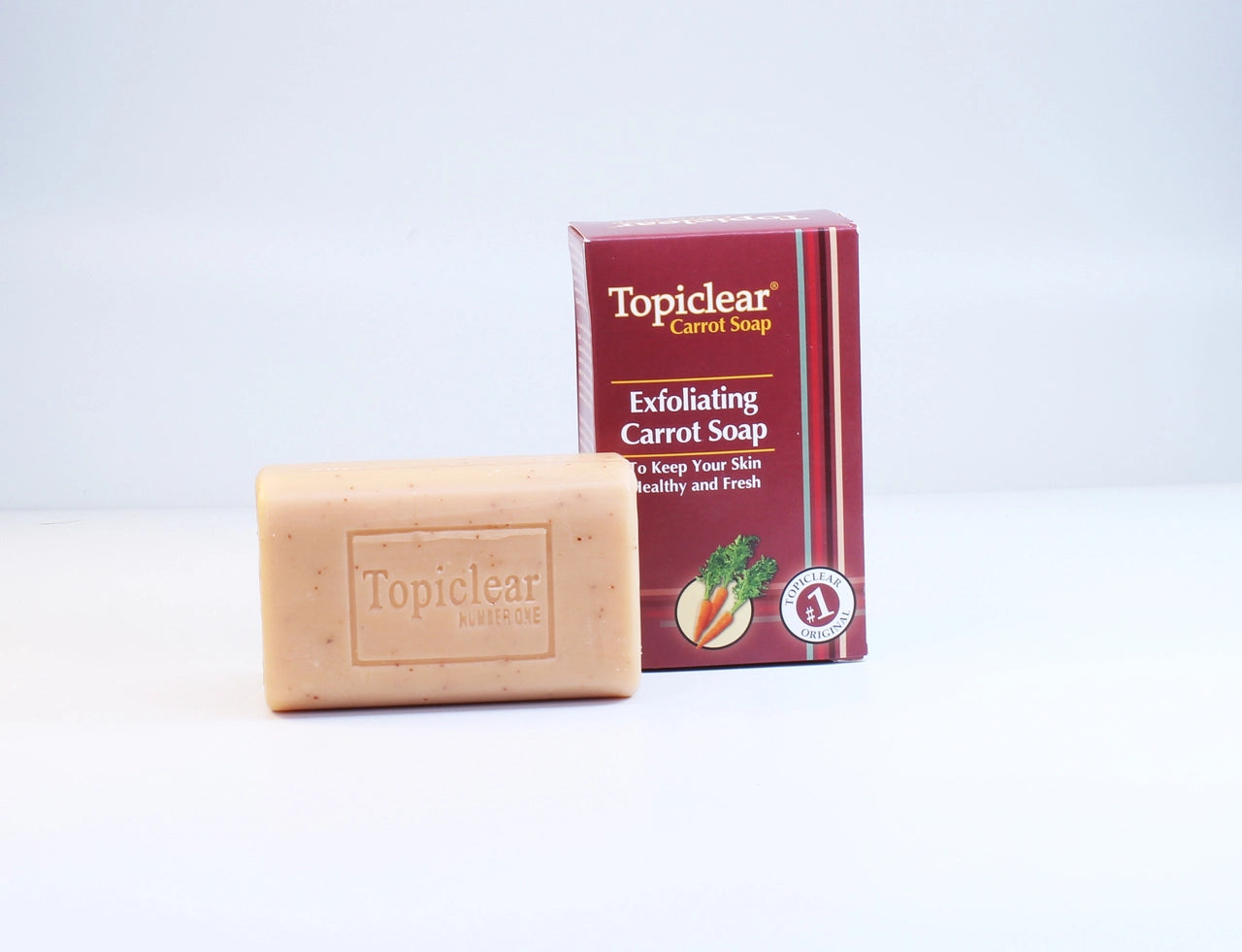 Topiclear Carrot soap big Size 7 oz / 200 g Topiclear