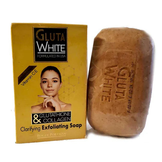 Gluta White Glutathione &amp; Collagen exfoliating soap 180g Gluta white