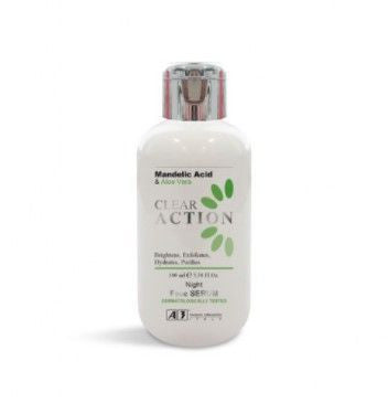 A3 CLEAR ACTION Night Face SERUM (w/ Mandelic Acid) 3.38oz / 100ml A3 clear action