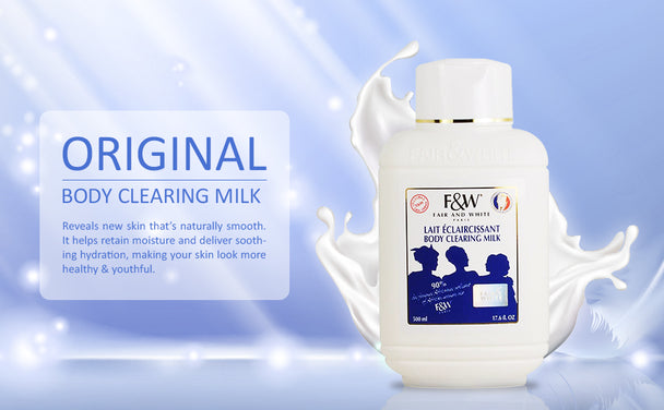Fair & White Original Body Clearing Milk - Lightens Dark Areas - 485ml/ 17.6 fl oz FAIR & WHITE ORIGINAL