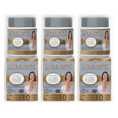 Gold Skin Black Spot Corrector With Caviar Pearl 38g (Pack of 3) Gold skin