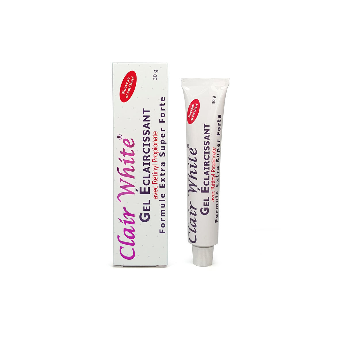 Clair &amp; White Lightening Tube Gel 1 oz / 30 ml Clair and white