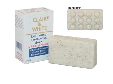 Clair &amp; White Lightening Exfoliating Soap 7 oz / 200 g Clair and white