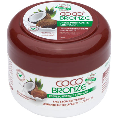 COCO BRONZ Lightening and Protector Jar Cream 10 oz / 300ml COCO Clear