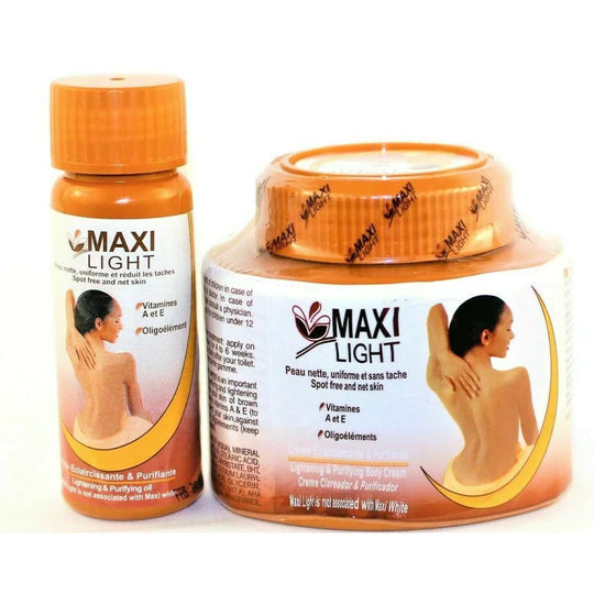 MAXI LIGHT CREAM + OIL (2 PACK) Maxilight