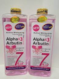 Veetgold Active Whitening Face and Body Alpha X3 Arbutin 1000ml VEETGOLD