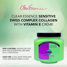 Clear Essence Swiss Collagen &amp; Vitamin E Body Cream 19 oz / 536.75 g Clear Essance